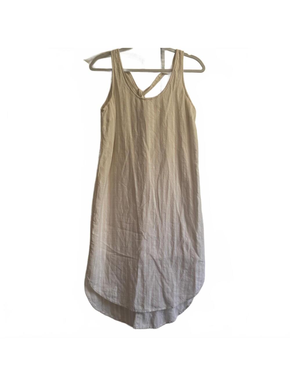 cloth & stone for Anthropologie Casual Cotton Tank Dress Cream Size M